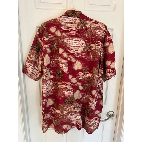 Favant  Hawaiian Short Sleeve Shirt Button Down Tropical Palm Trees Island XXL - Picture 5 of 7